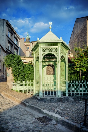 Municipal water well town in Cieszyn, Poland  Well called Three Brothers well town is a symbol of Cieszynの写真素材