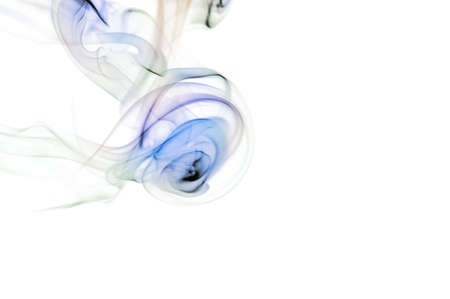 Abstract smoke on white backgroundの写真素材