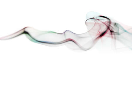 Abstract smoke on white backgroundの写真素材