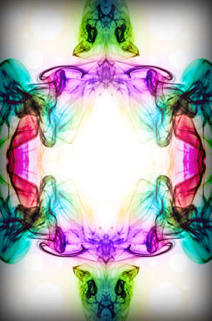 Abstract smoke  background Picture frameの写真素材