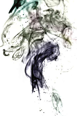 Abstract smoke on white backgroundの写真素材