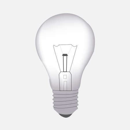illustration of a lamp icon in black, energy light design,のイラスト素材