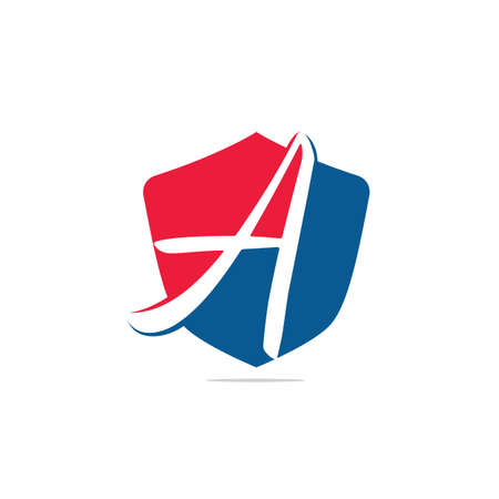 Letter A logo design. Initial letter A business logo design. Premium quality logo.のイラスト素材