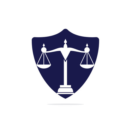 Law and Attorney Design. Law firm and office vector design.のイラスト素材