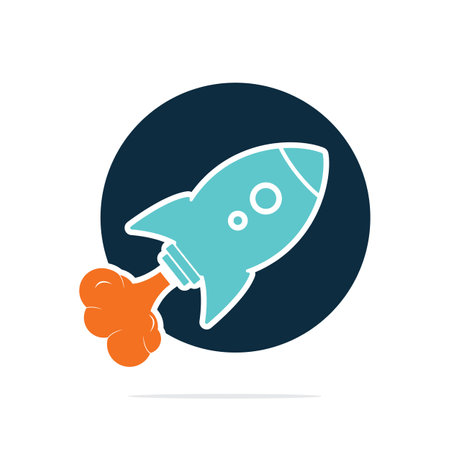Rocket Vector icon and symbol Design.のイラスト素材