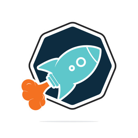 Rocket Vector icon and symbol Design.のイラスト素材