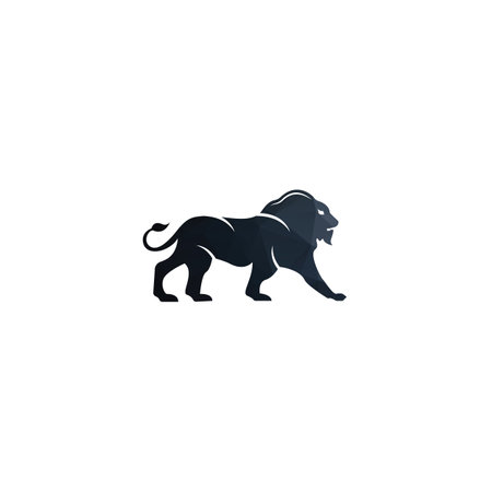 Lion symbol or icon Design Vector Template.のイラスト素材