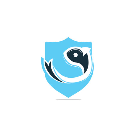 Fish vector symbol or icon design.のイラスト素材