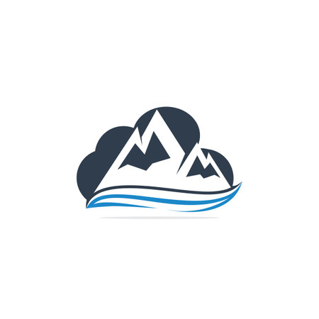 Vector mountain and outdoor adventures design.のイラスト素材