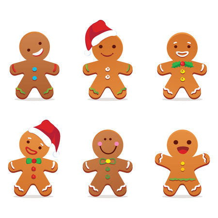 Gingerbread manのイラスト素材