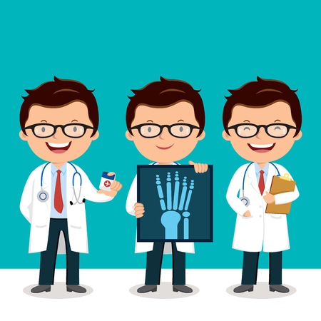 Doctor at workのイラスト素材