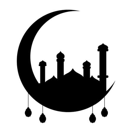 Vector illustration background with Ramadan theme. Design your artworks which is related to ramadan kareem card, ramadan lantern, ramadan greeting card, mosque.のイラスト素材