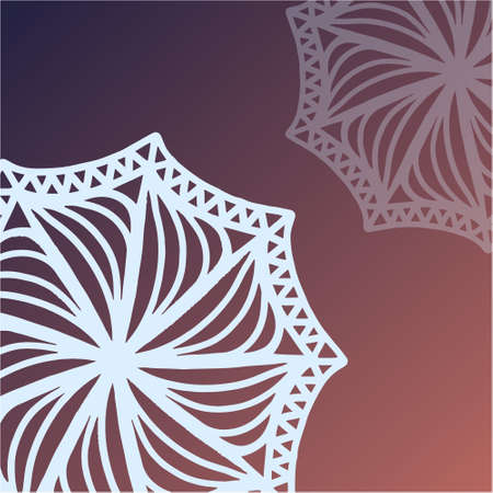 Islamic design concept ramadan kareem or eid mubarak invitation or card background greeting with mandala arabic patternのイラスト素材