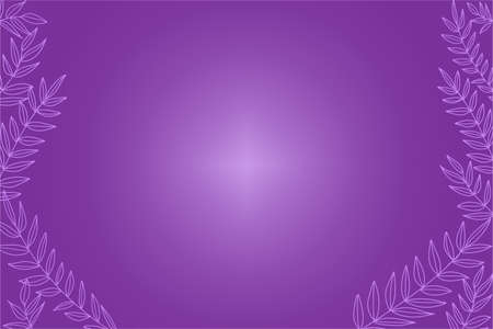Floral Line Art Background Vector