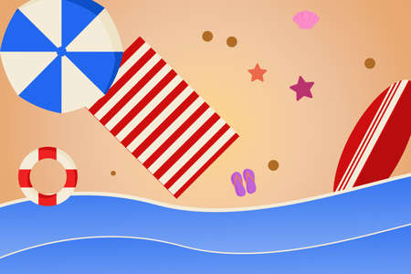 Beach Background Vector