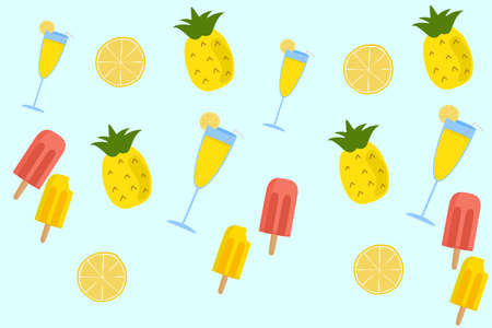 Ice Lolly Pattern Vector