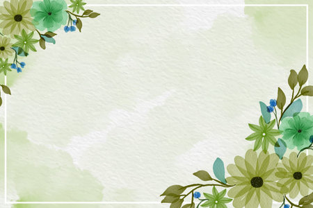 Floral Background Vectorの写真素材