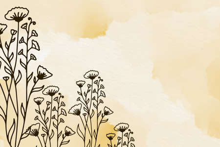 Floral Background Vectorのイラスト素材