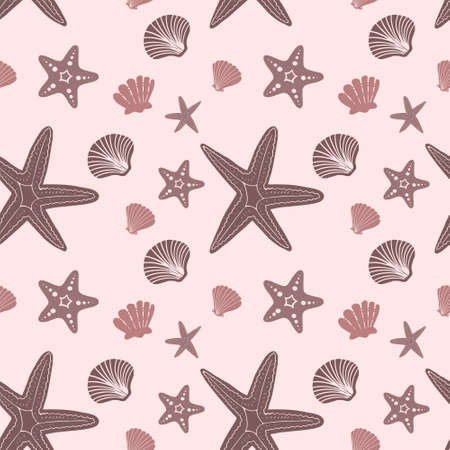 Shells Seamless Pattern