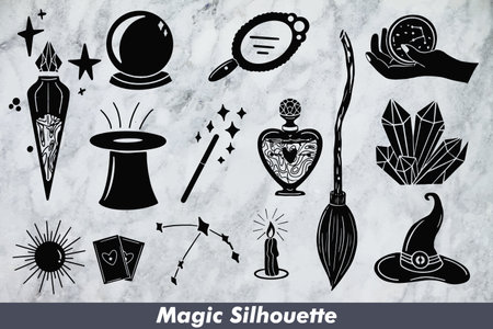 Magic Silhouetteのイラスト素材