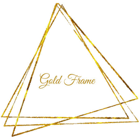 Gold Frame Backgroundのイラスト素材