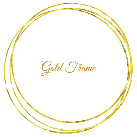Gold Frame Backgroundのイラスト素材