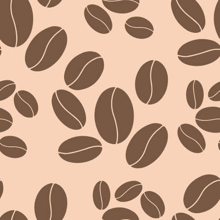 Coffee Seamless Pattern illustrationのイラスト素材