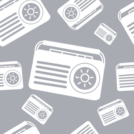 Music Seamless Pattern illustrationのイラスト素材