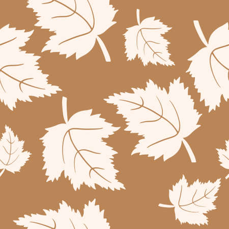 Leaf Seamless Patternのイラスト素材