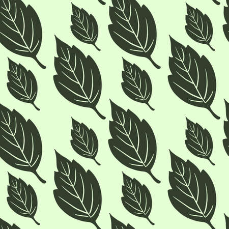 Leaf Seamless Patternのイラスト素材