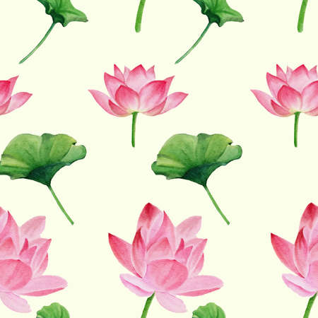 Colorful Flowers Watercolorの写真素材