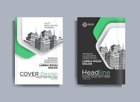 Corporate Business Flyer poster pamphlet brochure cover design layout background, Magazine, Poster, Business Presentation, Portfolio, Flyer, Banner, vector template in A4 size - Vectorのイラスト素材