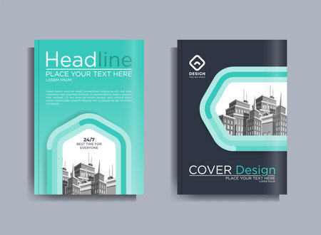 Corporate Business Flyer poster pamphlet brochure cover design layout background, Magazine, Poster, Business Presentation, Portfolio, Flyer, Banner, vector template in A4 size - Vectorのイラスト素材