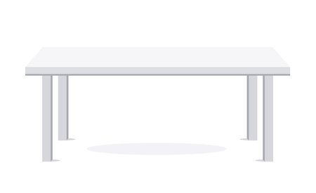 Modern minimalist table, perfect for interior design themes, furniture catalogs, and home decor visualsのイラスト素材