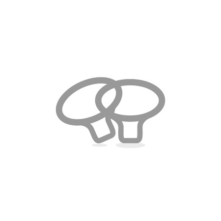Mushroom vector isolatedのイラスト素材