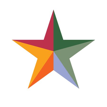 Vector - Star vector icon. Set. Illustrationのイラスト素材