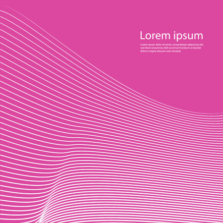 Abstract wavy background for banner, flyer, book cover, poster. Dynamic effect. 3d perspective grid.のイラスト素材