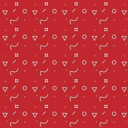 Placard templates with abstract geometric shapes. Retro art for a4 covers, banners, flyers and posters.のイラスト素材