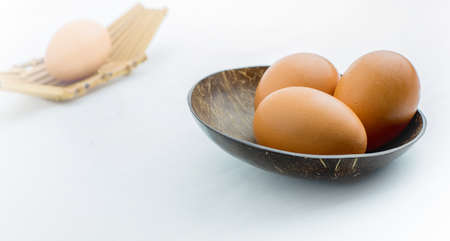 egg with Isolated white background