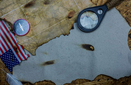 A background of Columbus Dayの写真素材