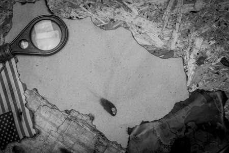 A background of Columbus Day Black and white colorの写真素材