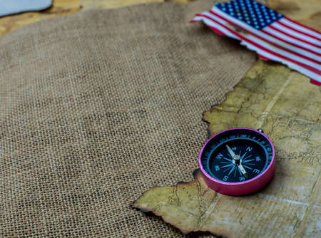 A background of Columbus Dayの写真素材