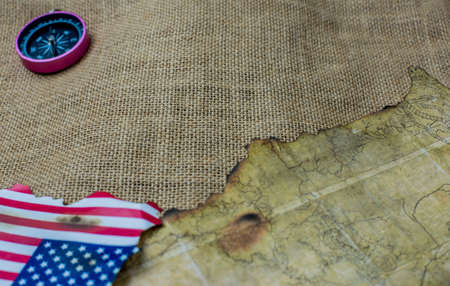 A background of Columbus Dayの写真素材