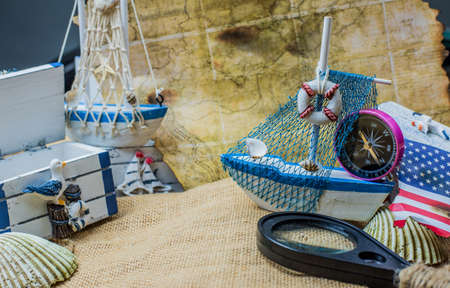 A background of Columbus Dayの写真素材