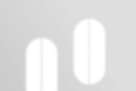 Window natural shadow overlay effect on white texture background, for overlay on product...