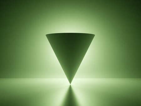 abstract gold green background with geometric shape wallpaperの写真素材