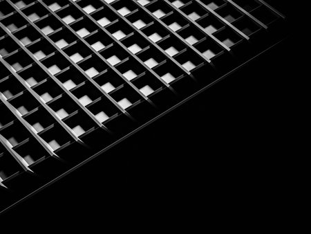 Abstract dark background illustration with geometric graphic elementsの写真素材