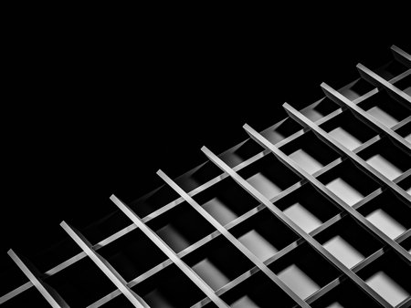 Abstract dark background illustration with geometric graphic elementsの写真素材