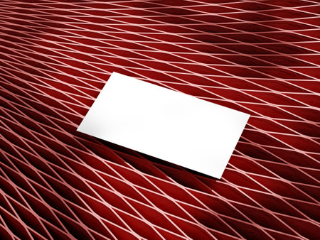 Business card on elegant background mockupの写真素材