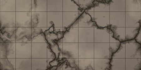 Muted tan marble floor texture with square battle grid